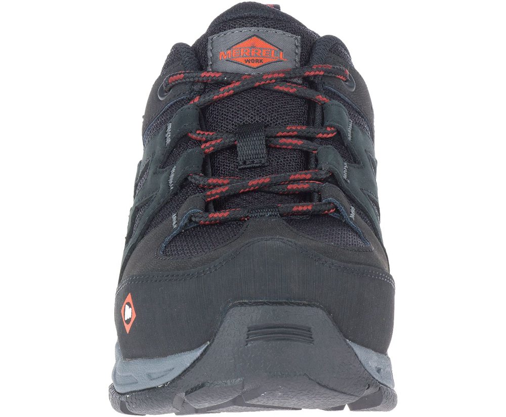 Merrell Hiking Shoes Black - Siren Alloy Toe Work - Womens 48UDGZRWP